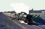 03 2236 vom Bw Leipzig Hbf West vor D 560 (Aue - Leipzig - Berlin) bei Berlin-Schönefeld. (22.03.1975) <i>Foto: Wolfgang Bügel</i>