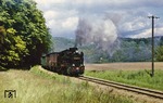 99 4632 vor P 14120 bei Garftitz auf Rügen. (31.05.1975) <i>Foto: Wolfgang Bügel</i>