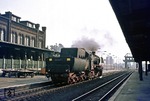 Die 1944 bei DWM Posen gebaute 52 4507 (Bw Frankfurt/Oder) auf Raw-Werksprobefahrt im Bahnhof Stendal. (30.08.1976) <i>Foto: Wolfgang Bügel</i>