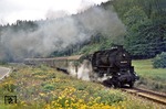 58 2051 mit P 3603 nach Johanngeorgenstadt bei Breitenbrunn. (02.09.1976) <i>Foto: Wolfgang Bügel</i>