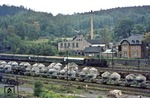 86 1775 hat mit P 16649 den Bahnhof Annaberg-Buchholz Süd erreicht. (03.09.1976) <i>Foto: Wolfgang Bügel</i>