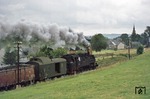 86 1193 auf der Fahrt nach Cranzahl kurz vor Sehma. (03.09.1976) <i>Foto: Wolfgang Bügel</i>