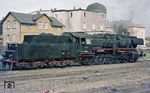 50 3014 (MF Esslingen, Baujahr 1942) im Bahnhof Seelingstädt an der Strecke Werdau - Wünschendorf. (04.09.1976) <i>Foto: Wolfgang Bügel</i>