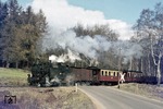 99 6102 mit GmP 69711 in Sternhaus-Haferfeld.  (04.04.1977) <i>Foto: Joachim Bügel</i>