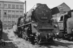 Die 1958 beim VEB Lokomotivbau Karl Marx in Babelsberg enstandene 23 1044 im Bw Dresden-Altstadt. (21.06.1966) <i>Foto: W. A. Reed</i>