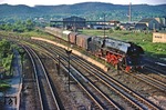 01 0533 trifft mit P 3025 aus Gera in Saalfeld ein. (23.05.1977) <i>Foto: Wolfgang Bügel</i>