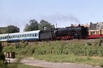 01 2207 (Bw Dresden) mit dem D 371 "Pannonia-Express" nach Sofia bei Berlin-Rummelsburg. (24.08.1976) <i>Foto: Peter Schiffer</i>