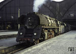 Die noch mit Boxpok-Rädern russischer Bauart ausgerüstete 01 503 leistet Vorspanndienste vor 03 123 in Leipzig Hbf. (08.08.1967) <i>Foto: Robin Fell</i>