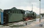 01 2118 mit D 1275 "Metropol" in Berlin Ostbahnhof, der von Rostock über Berlin, Dresden, Prag und Bratislava nach Budapest fuhr. (09.09.1977) <i>Foto: Wolfgang Bügel</i>