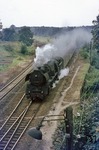 03 2118 (Bw Frankfurt/Oder) mit E 992 (Dresden - Angermünde) in Booßen, nördlich von Frankfurt/Oder.  (21.09.1977) <i>Foto: Wolfgang Bügel</i>