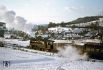 95 0040 verlässt mit P 18018 nach Sonneberg den Haltepunkt Seltendorf. (04.01.1978) <i>Foto: Wolfgang Bügel</i>