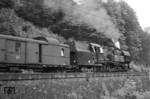 Und noch ein Nachschuss auf 65 1062 auf dem Weg nach Freiberg/Sa in Tharandt. (22.06.1966) <i>Foto: Will A. Reed</i>