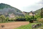 95 0022 vor Ng 66483 im Saalfelder Stadtteil Reschwitz auf dem Weg nach Probstzella. (14.05.1978) <i>Foto: Joachim Bügel</i>