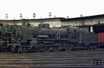 In keinem ansprechenden Pflegezustand präsentiert sich 38 3804 im Bw Rostock. (02.07.1967) <i>Foto: J. R. Broughton</i>