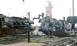 03 2096 und 52 8057 im Bw Görlitz. (16.05.1978) <i>Foto: Joachim Bügel</i>