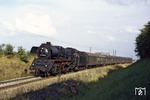 41 1289 mit einem Personenzug von Gera nach Saalfeld bei Triptis. (01.10.1973) <i>Foto: Robin Fell</i>