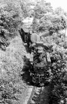 99 785 gehört zum Neubauprogramm der LKM Babelsberg, die am 23. Oktober 1954 ihre Abnahmefahrt bestritt. Hier ist sie mit GmP 11486 bei Thum unterwegs. (20.07.1969) <i>Foto: Johannes Glöckner</i>