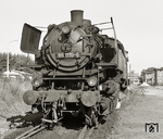 Das typische Gesicht der durch ihre Eigenbau-Windleitbleche unverkennbaren Heringsdorfer 86er. 86 1119 (ex 86 119) war hier vom 11.5.1966 bis zum 4.3.1976 beheimatet. (19.08.1973) <i>Foto: Hans-Joachim Simon (Archiv Ludger Kenning)</i>