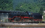 Zwischen dem 09. und 17. Juni 1973 verkehrte 24 009 mit Sonderzügen regelmäßig im Ahrtal zwischen Remagen und Kreuzberg, auf dessen Drehscheibe die Lok gerade gewendet wird. (12.06.1973) <i>Foto: Wolfgang Bügel</i>