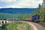 95 0027 (mit Schiebelok 95 0014) am Dg 54445 bei Sonneberg-West. (07.10.1978) <i>Foto: Wolfgang Bügel</i>