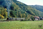 95 0016 vor P 18004 in Hüttengrund nahe Sonneberg. (07.10.1978) <i>Foto: Wolfgang Bügel</i>