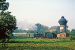 Normalerweise fuhr P 8433 immer Kessel voraus nach Magdeburg, aber nichts ist so beständig wie die Veränderung: Diesmal kam 01 2114 rückwärts in Blumenberg angedampft. Wenigstens hatte man dann die Gewissheit, dass die Rückleistung vorwärts kam. (11.10.1978) <i>Foto: Wolfgang Bügel</i>