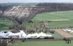 01 2204 mit D 504 im Saaletal bei Saaleck. (20.04.1980) <i>Foto: Joachim Bügel</i>