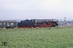 Bei Mittelpöllnitz ist 01 1518 mit E 802 nach Leipzig unterwegs. (08.06.1980) <i>Foto: Wolfgang Bügel</i>