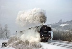 Wenigstens hatten es die Fahrgäste bei Temperaturen von mehr als -10 Grad C im E 802 warm. (05.01.1979) <i>Foto: Wolfgang Bügel</i>