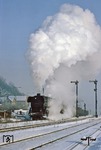 Ausfahrt der 44 0698 vor Dg 55445 in Orlamünde. (06.01.1979) <i>Foto: Wolfgang Bügel</i>