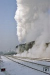 Nachschuss auf die ausfahrende 44 0698 in Orlamünde. (06.01.1979) <i>Foto: Wolfgang Bügel</i>