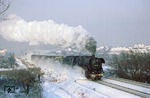 Mit P 18043 nach Saalfeld ist 44 0618 in Rudolstadt unterwegs. (06.01.1979) <i>Foto: Wolfgang Bügel</i>