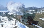 95 0041 mit Dg 55445 bei Schalkau. (28.02.1979) <i>Foto: Wolfgang Bügel</i>