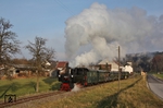 ÖBB 298.52 bei der Ausfahrt aus der Haltestelle Sommerhubermühle. (05.12.2009) <i>Foto: Stefan Jurasovits   </i>
