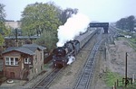 03 2155 mit D 563 auf dem Weg nach Leipzig in Trebbin zwischen Ludwigsfelde und Luckenwalde. (02.05.1979) <i>Foto: Wolfgang Bügel</i>