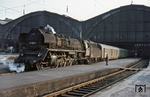 Mit der EDV-Umnummerierung erhielt 22 062 im Jahre 1970 ihre ursprüngliche Bezeichnung als Baureihe 39 wieder zurück. Hinter 39 1062 verbirgt sich allerdings die 1926 von Krupp gebaute 39 246, die am 08.11.1960 im RAW Meiningen zur 22 062 umgebaut wurde. Die originale 39 062 wurde am 30.09.1960 bei der DB (Bw Neu-Ulm) ausgemustert. (26.09.1970) <i>Foto: Robin Fell</i>