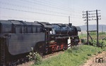 Detailstudie auf die bestens gepflegte Sangerhauser 44 0504 kurz vor Riestedt. (31.05.1979) <i>Foto: Joachim Bügel</i>