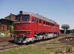 DR 120 269 vom Hersteller Woroschilowgrad/UDSSR (heute Lugansk), Baujahr 1969, beim Heizhausfest im Sächsisches Eisenbahnmuseum Chemnitz-Hilbersdorf. (20.08.2009) <i>Foto: Andreas Höfig</i>
