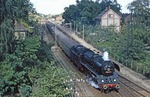 Durchfahrt des D 1919 mit 03 0075 in Seelow.  (16.09.1979) <i>Foto: Wolfgang Bügel</i>