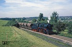 58 3049 mit einem Ganzzug bei Rödlitz-Hohndorf auf dem Streckenabschnitt Lichtenstein (Sachs) - Oelsnitz (Erzgeb). (17.09.1979) <i>Foto: Wolfgang Bügel</i>