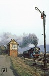 In der Ausfahrt Porstendorf wurde P 4005 mit 01 0522 erneut erwischt. (27.12.1979) <i>Foto: Joachim Bügel</i>