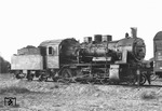 56 339 (Jung, Baujahr 1919) begann ihre Dienstzeit als "Mainz 5299". Bei der Reichsbahn als 55 5280 eingeordnet, wurde sie nach dem Umbau in eine 1'Dh2-Maschine durch das RAW Darmstadt Lokwerk am 16.12.1935 in 56 339 umgezeichnet. Sie war bis 1970 im Dienst.  (02.09.1952) <i>Foto: Historische Sammlung der Deutschen Bahn AG (Stephan)</i>