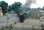 Ausfahrt des P 6448 nach Oebisfelde mit 03 2117 im Bahnhof Haldensleben. (07.09.1980) <i>Foto: Wolfgang Bügel</i>