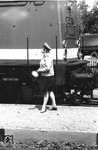 Die Aufsicht im Bahnhof Rathenow Nord an der Brandenburgischen Städtebahn zwischen Rathenow und Neustadt (Dosse).  (07.1977) <i>Foto: Erich Preuß</i>
