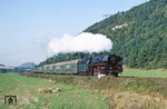 01 1514 mit P 3003 zwischen Rudolstadt-Schwarza und Saalfeld-Remschütz. (10.10.1980) <i>Foto: Joachim Bügel</i>