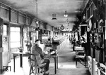 Blick in das alte Brückenstellwerk "Af" im Bahnhof (Hamburg-)Altona, das nach dem Krieg durch ein Dr-Stellwerk ersetzt wurde. (1930) <i>Foto: RVM</i>