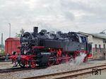 Seit September 2015 gehört 86 1333-3 der PRESS (Eisenbahn-Bau- und Betriebsgesellschaft Pressnitztalbahn mbH), die sich hier in ihrer neuen Heimat Glauchau zeigt. (20.09.2015) <i>Foto: Andreas Höfig</i>