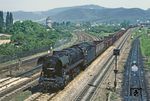 44 0689 trifft mit Üg 67475 aus Unterwellenborn in Saalfeld ein. (31.05.1981) <i>Foto: Wolfgang Bügel</i>