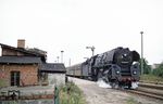 01 0503 (Bw Pasewalk) mit einem Personenzug in Straßburg (Uckermark) auf der Bahnstrecke Neubrandenburg - Pasewalk. (27.08.1979) <i>Foto: Robin Fell</i>