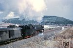 Nachschuss auf 01 532 mit D 1097 (Duisburg - Dresden) bei Ronshausen. (28.03.1970) <i>Foto: Robin Fell</i>